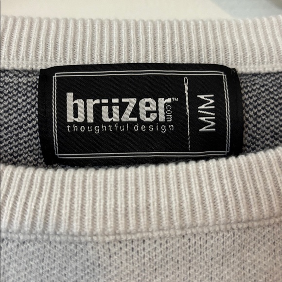 Utah State Aggies Striped Sweater White and Navy Size Medium - Picture 2 of 6